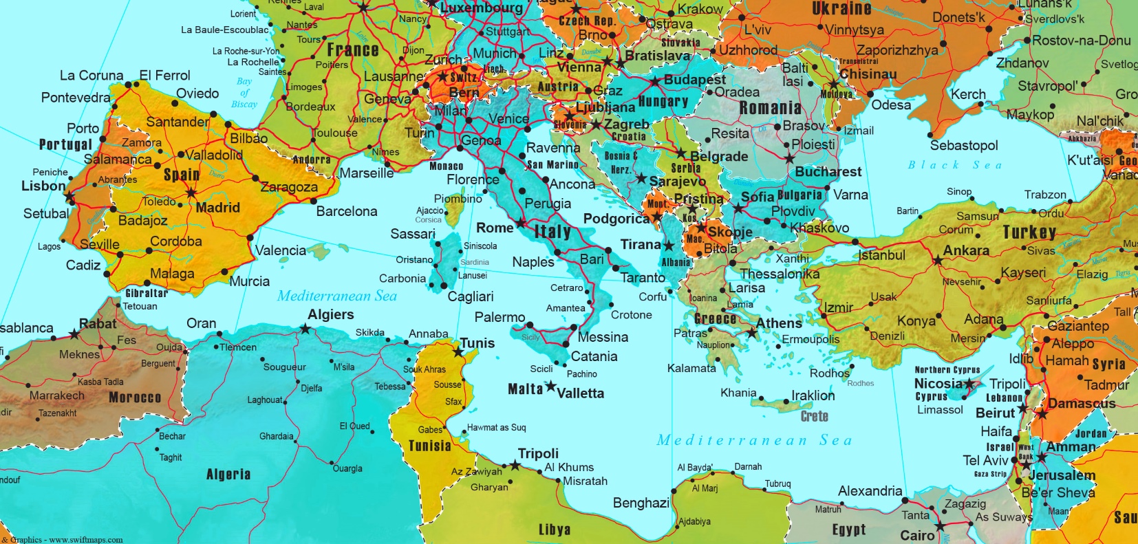 Mediterranean countries